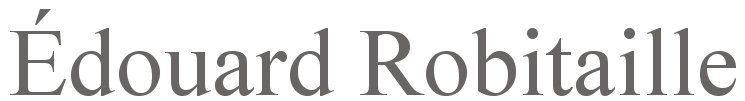 Edouard Robitaille